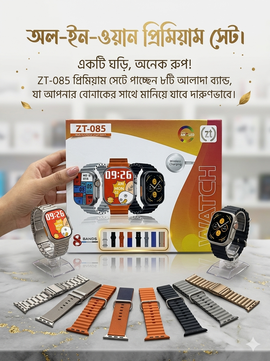 ZT-085 Premium Smartwatch Set Code : 13261